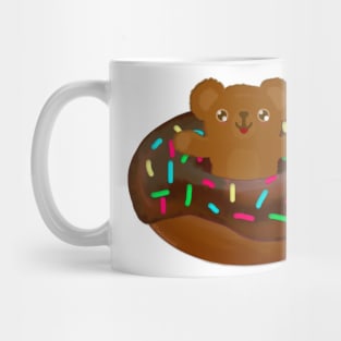 Donut bear (chocolate icing) Mug